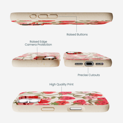 Seashell Strawboories iPhone 17 Case