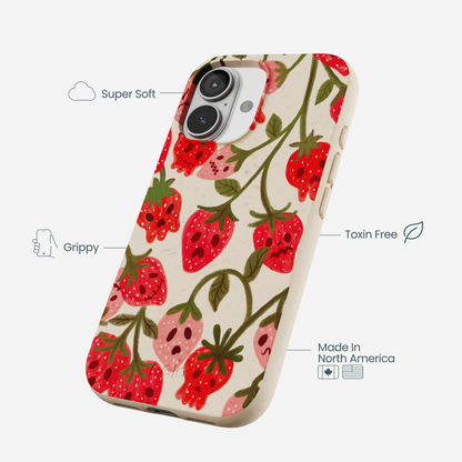 Seashell Strawboories iPhone 17 Case