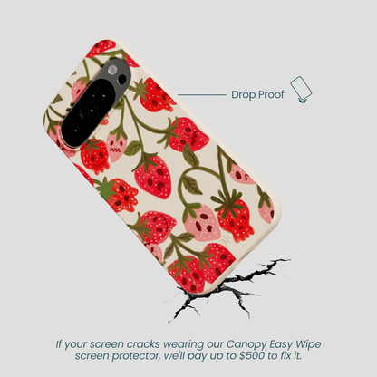Seashell Strawboories Google Pixel 10/10 Pro Case