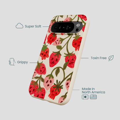 Seashell Strawboories Google Pixel 10/10 Pro Case
