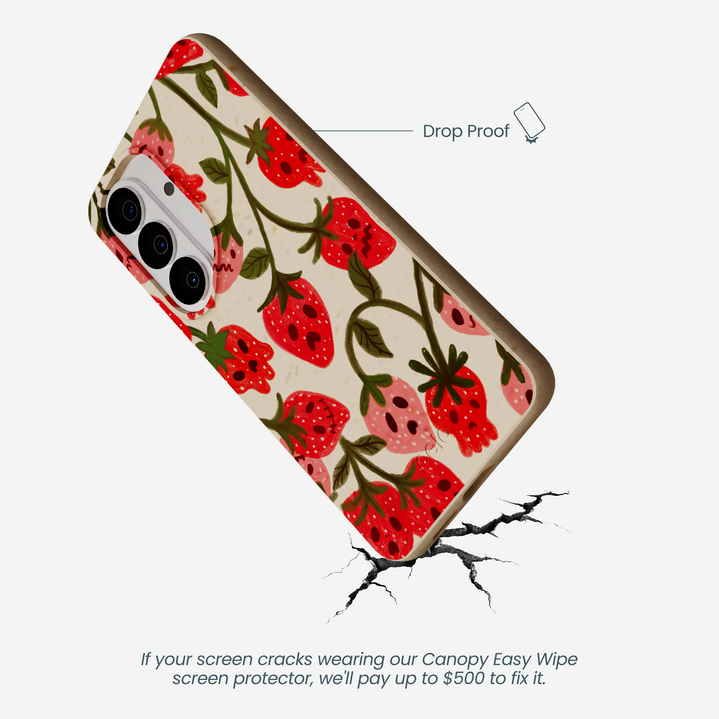Seashell Strawboories Samsung Galaxy S26 Case