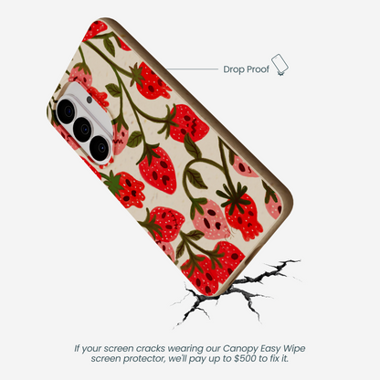 Seashell Strawboories Samsung Galaxy S26 Case