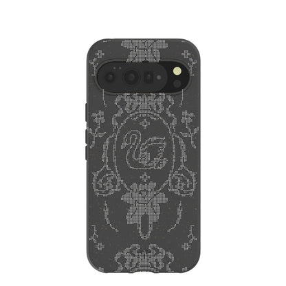 Black Studded Swan Google Pixel 10 Pro XL Case