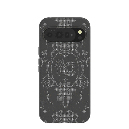 Black Studded Swan Google Pixel 10 Pro XL Case