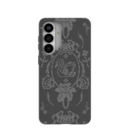 Black Studded Swan Samsung Galaxy S26+(Plus) Case