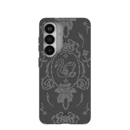 Black Studded Swan Samsung Galaxy S26 Case