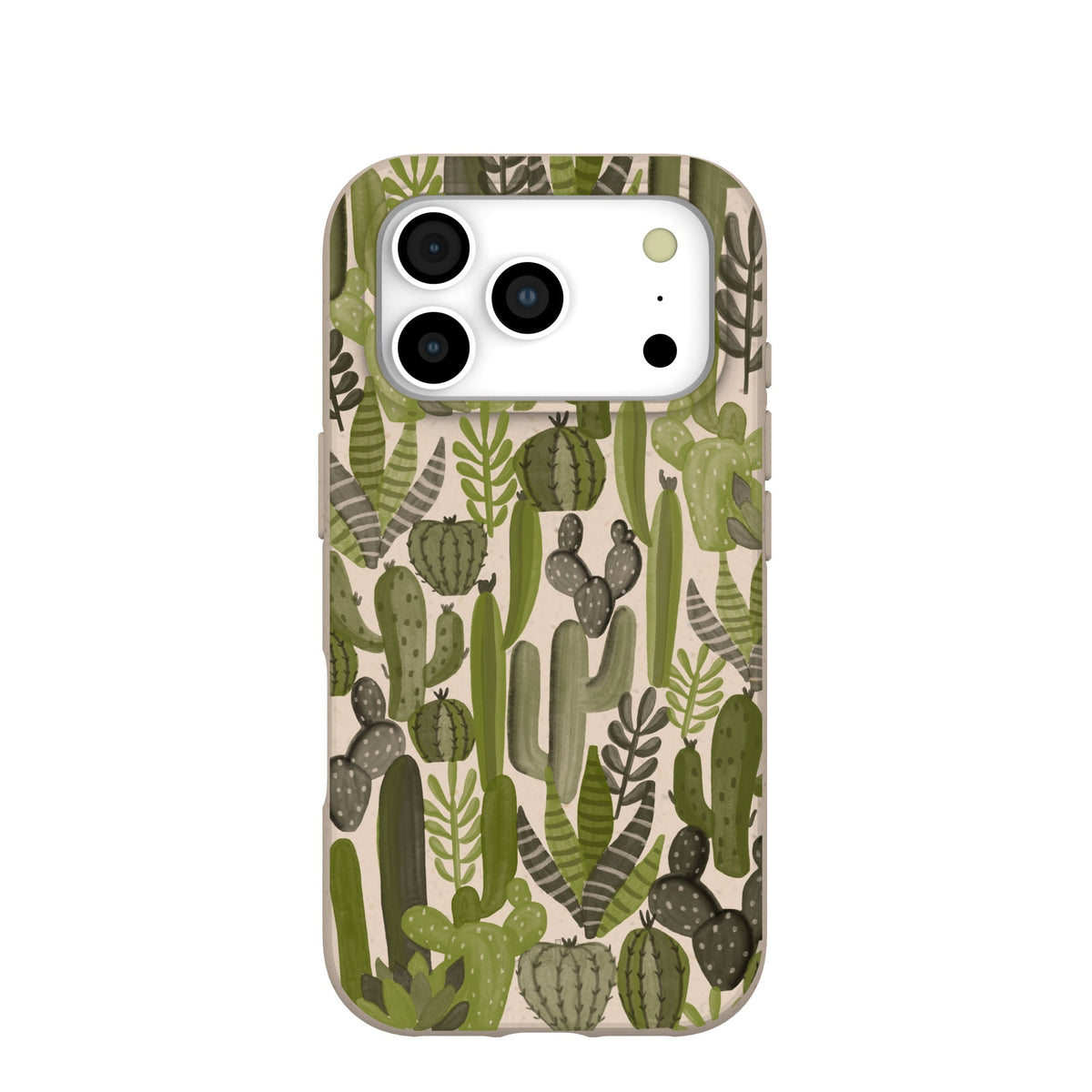 Seashell Succulent Cacti iPhone 17 Pro Case