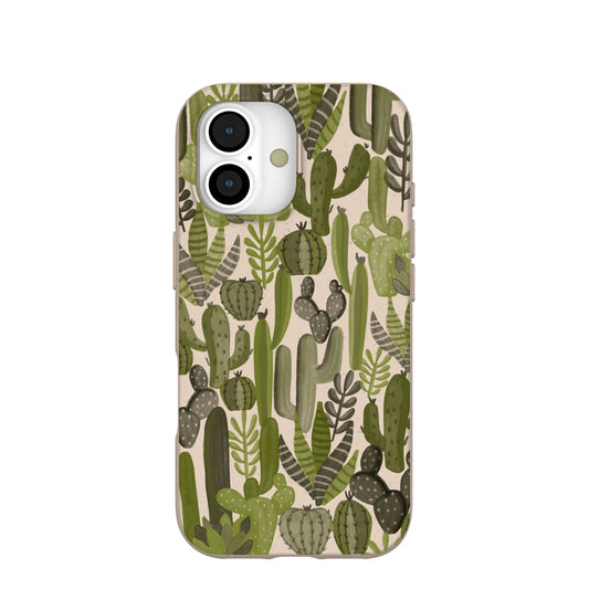 Seashell Succulent Cacti iPhone 17 Case