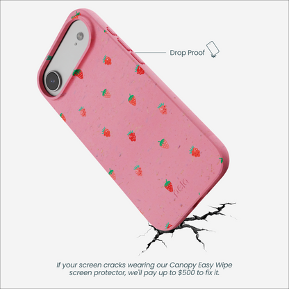Bubblegum Pink Summer Berries iPhone Air Case