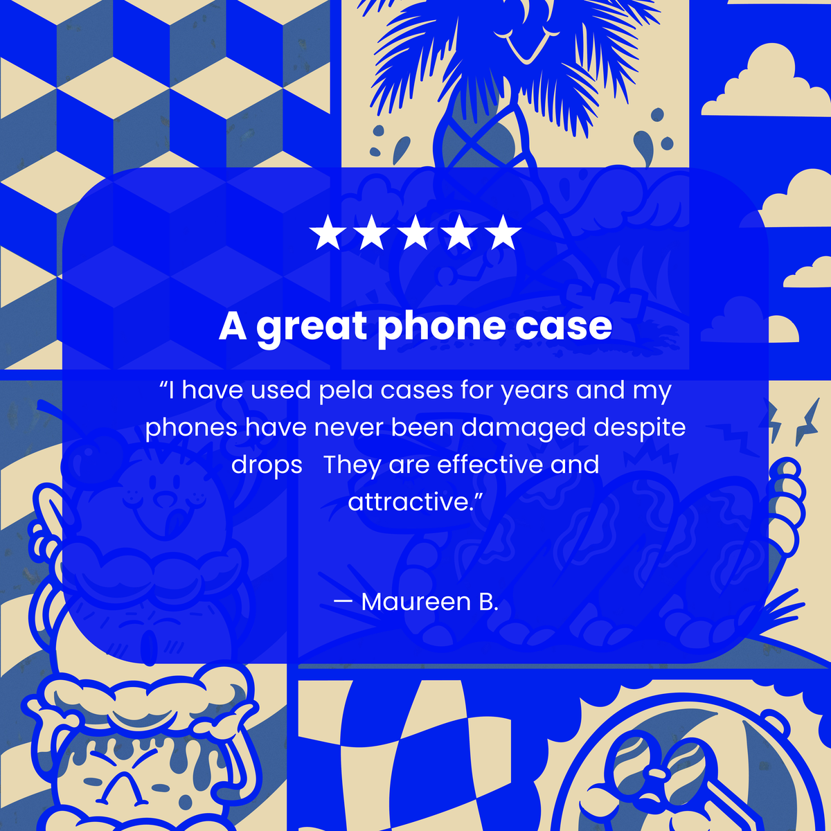Electric Blue Summer Blues Google Pixel 10a Case