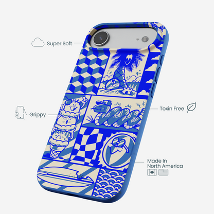 Electric Blue Summer Blues iPhone Air Case