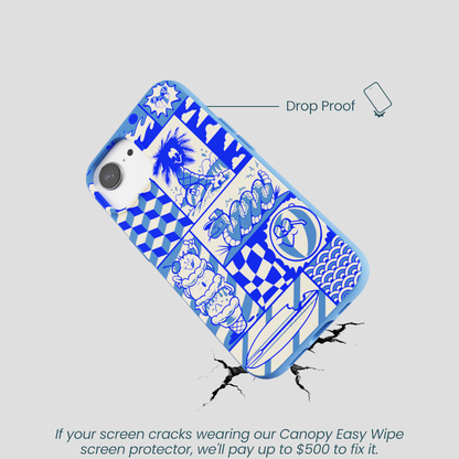 Electric Blue Summer Blues iPhone 16e/17e Case
