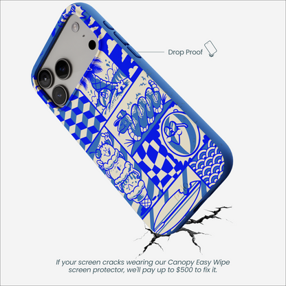 Electric Blue Summer Blues iPhone 17 Pro Max Case