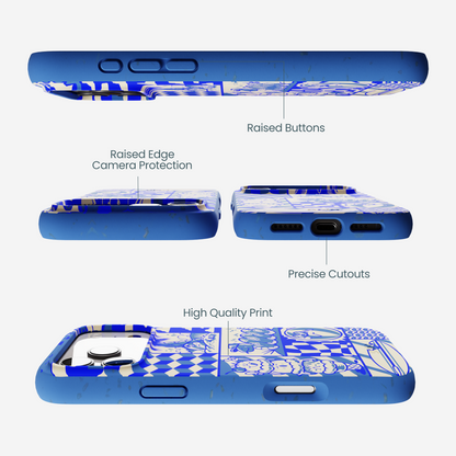 Electric Blue Summer Blues iPhone 17 Pro Max Case