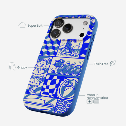 Electric Blue Summer Blues iPhone 17 Pro Case