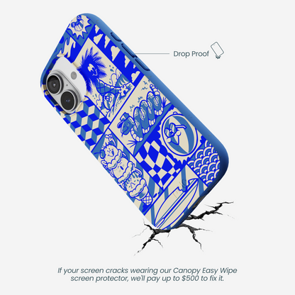 Electric Blue Summer Blues iPhone 17 Case