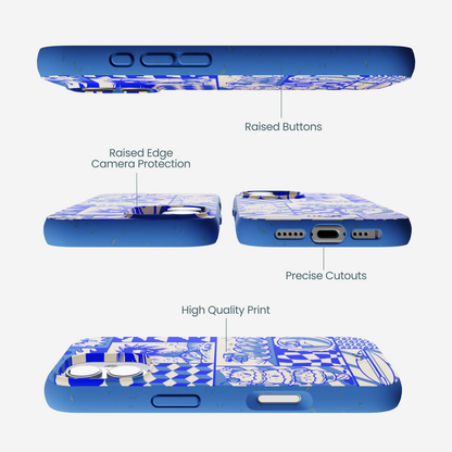 Electric Blue Summer Blues iPhone 17 Case