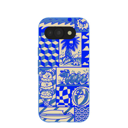 Electric Blue Summer Blues Google Pixel 10a Case