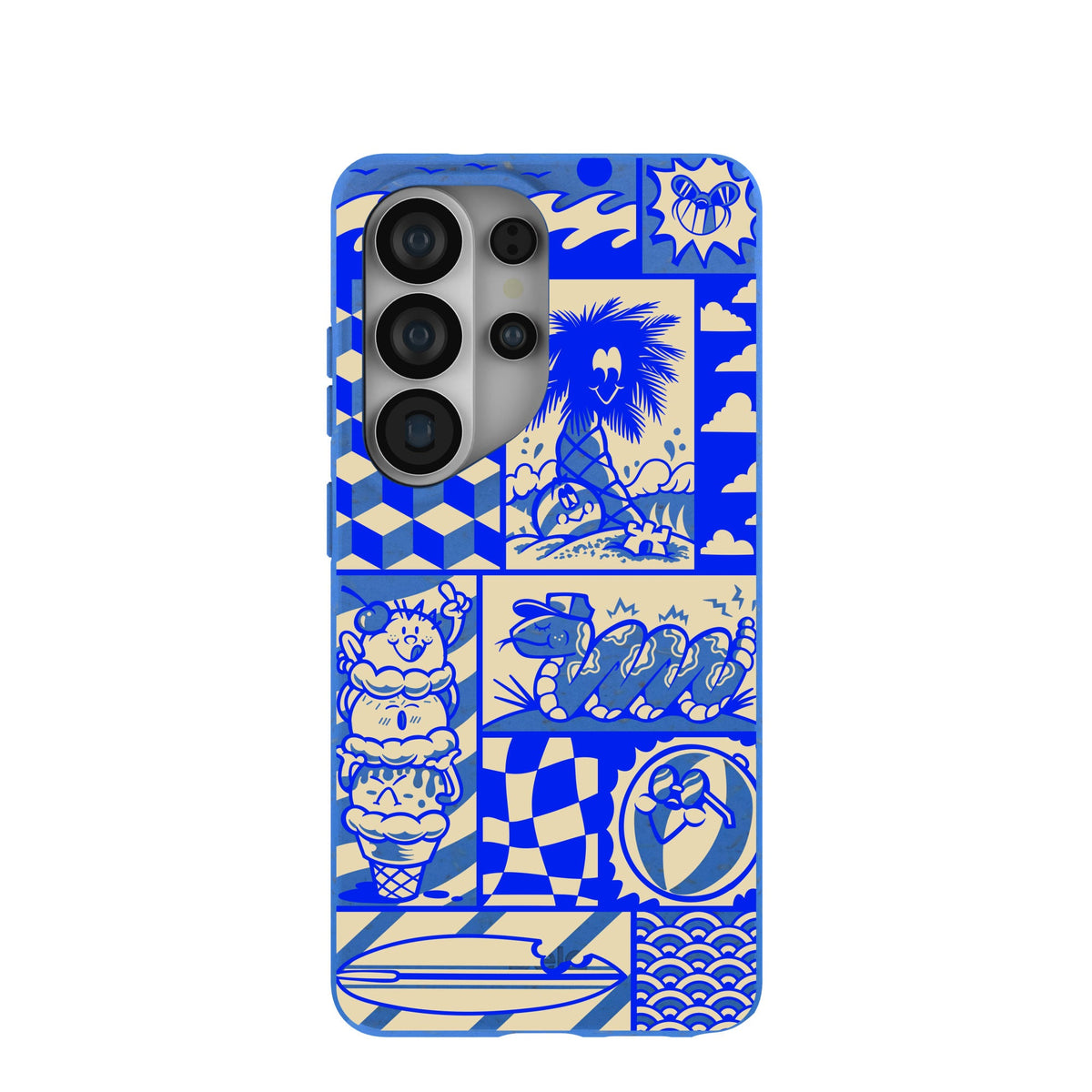 Electric Blue Summer Blues Samsung Galaxy S26 Ultra Case