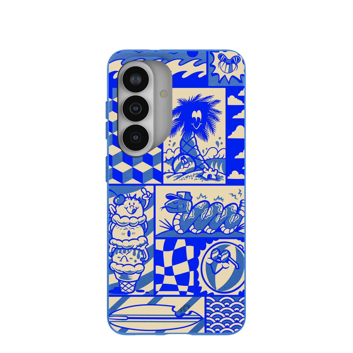 Electric Blue Summer Blues Samsung Galaxy S26 Case