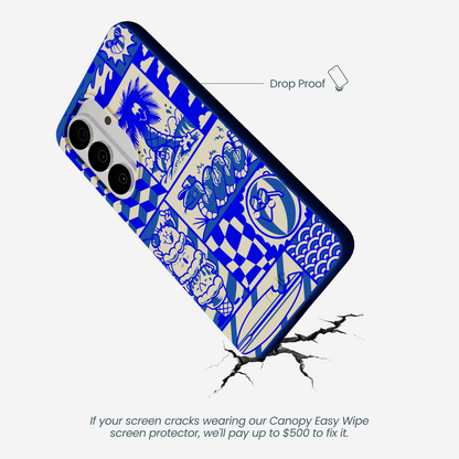 Electric Blue Summer Blues Samsung Galaxy S26 Case