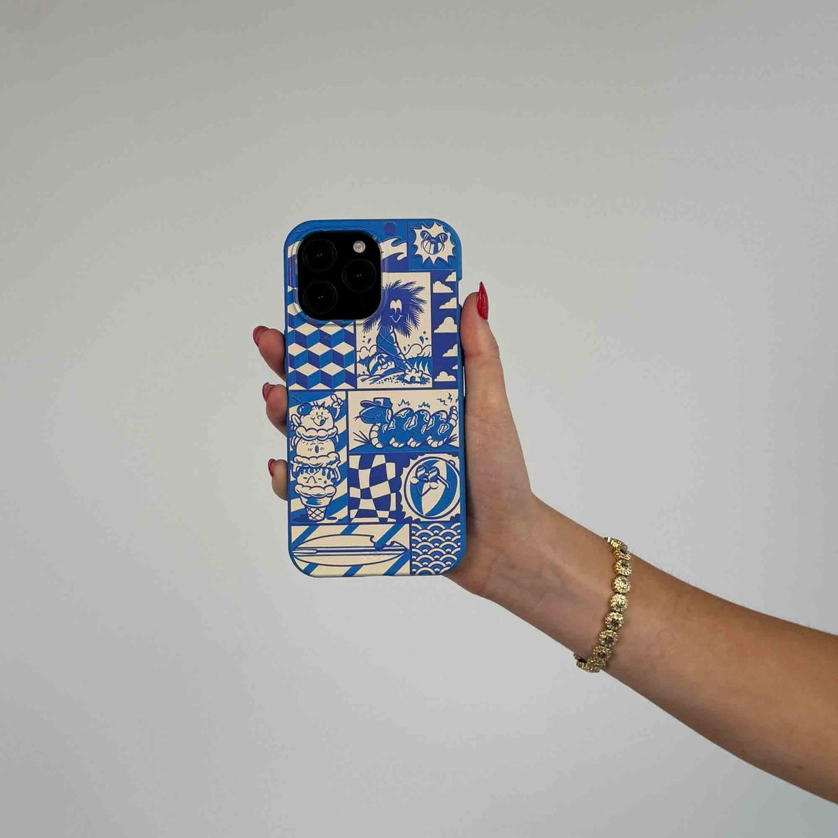 Electric Blue Summer Blues Google Pixel 10a Case