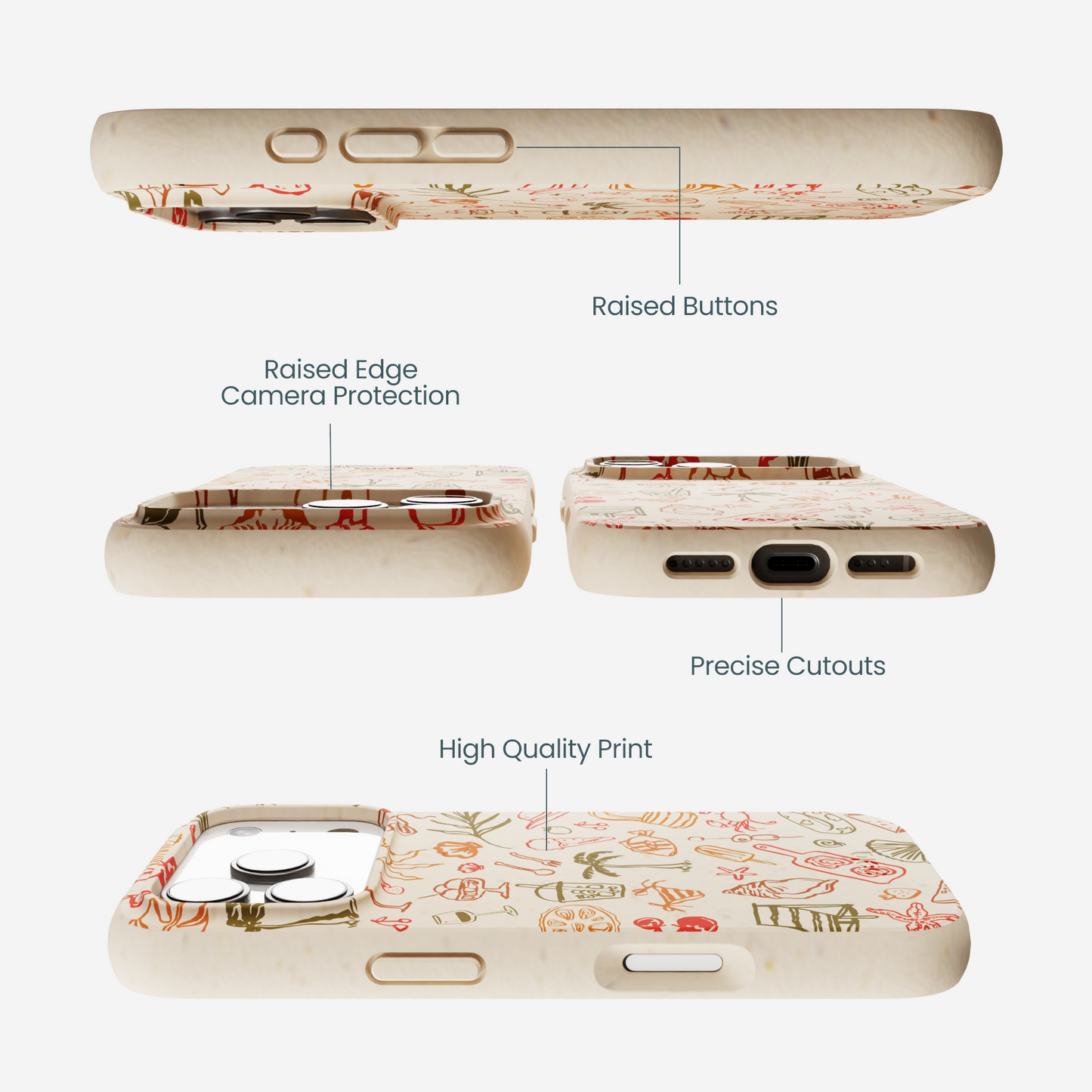 Seashell Sunkissed iPhone 17 Pro Case