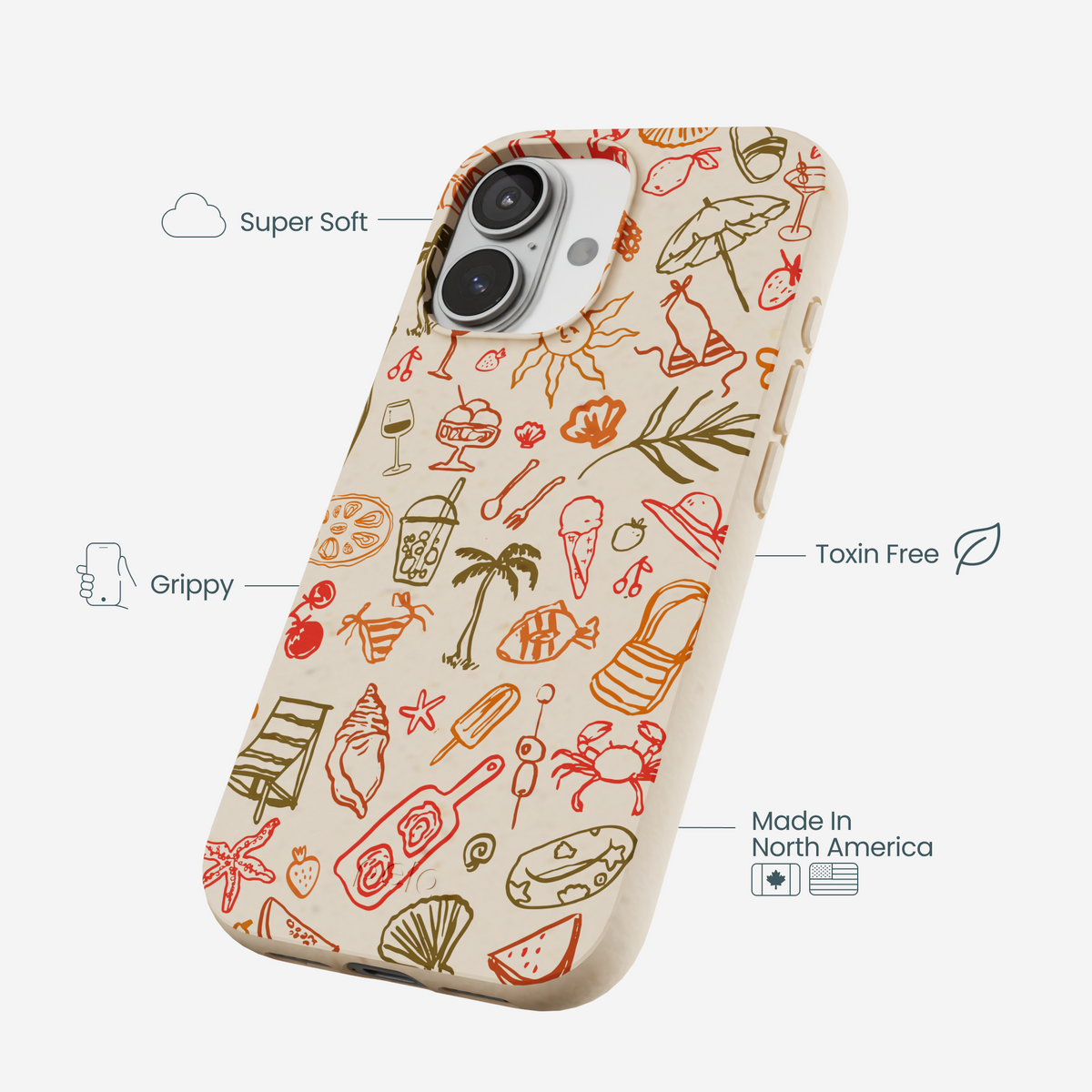 Seashell Sunkissed iPhone 17 Case