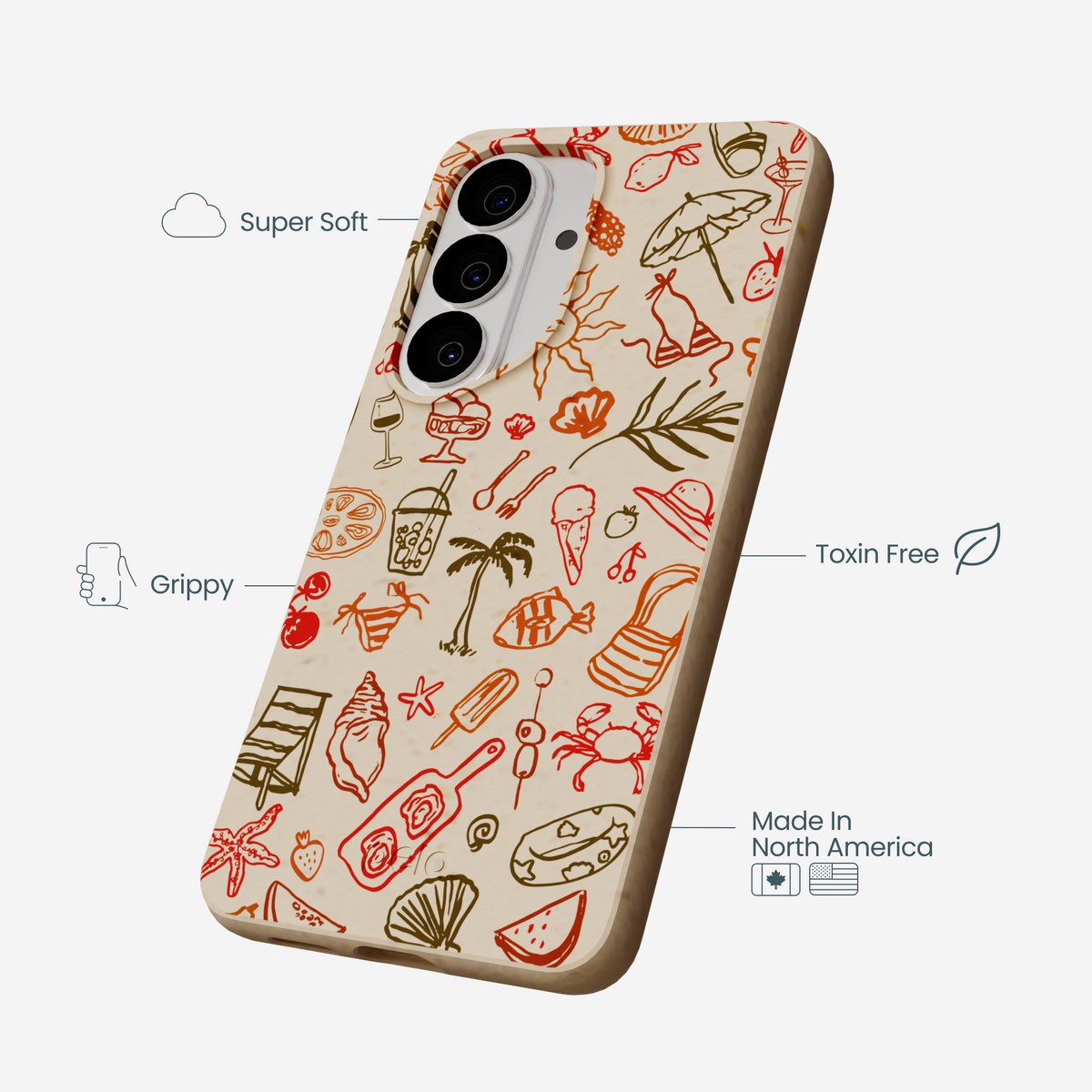 Seashell Sunkissed Samsung Galaxy S26 Case