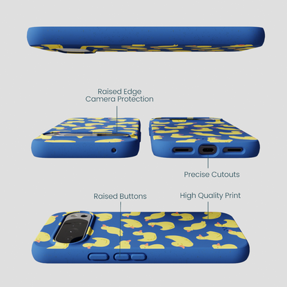 Electric Blue Sunny Ducklings Google Pixel 10 Pro XL Case