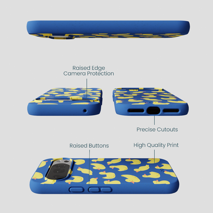 Electric Blue Sunny Ducklings Google Pixel 10/10 Pro Case