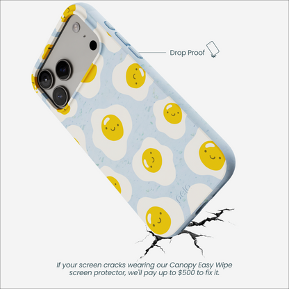 Powder Blue Sunny Side Up iPhone 17 Pro Max Case