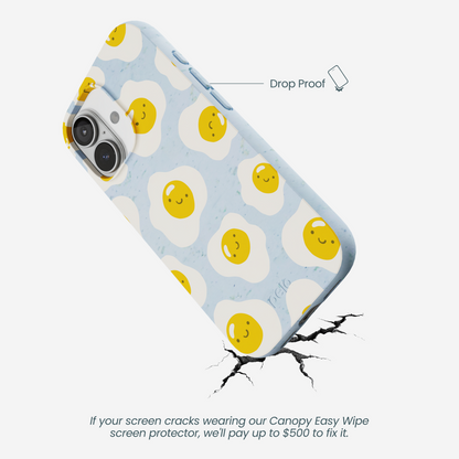 Powder Blue Sunny Side Up iPhone 17 Case
