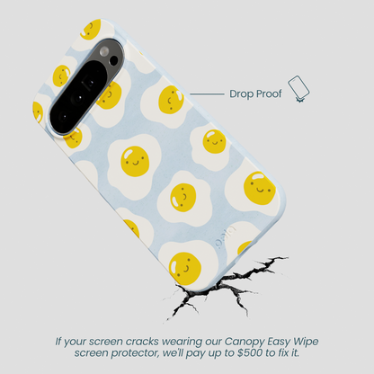 Powder Blue Sunny Side Up Google Pixel 10 Pro XL Case