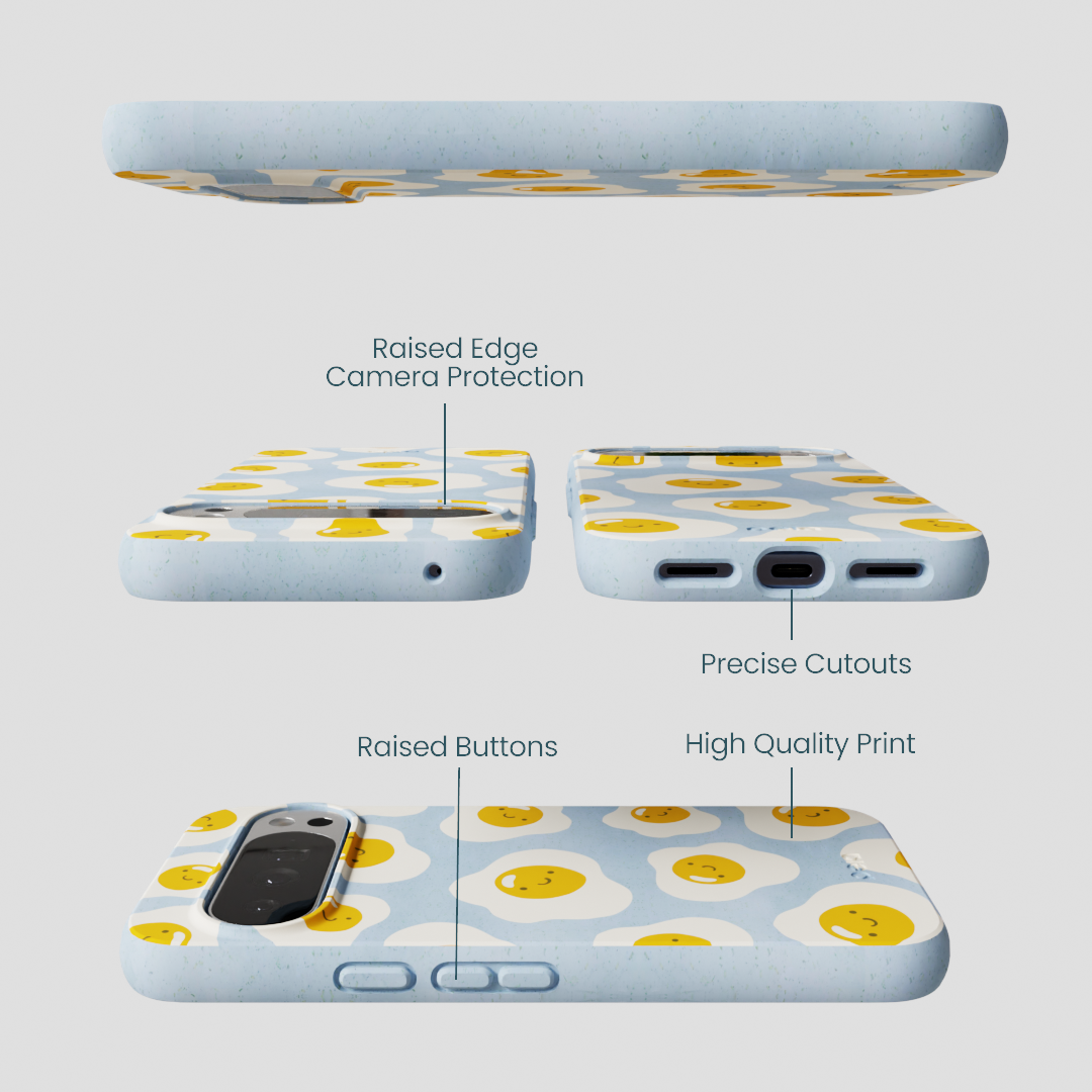 Powder Blue Sunny Side Up Google Pixel 10 Pro XL Case