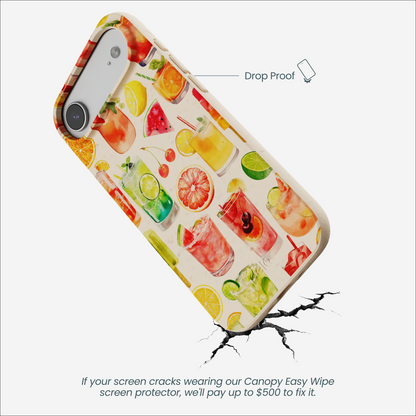 Seashell Sunset Sips iPhone Air Case