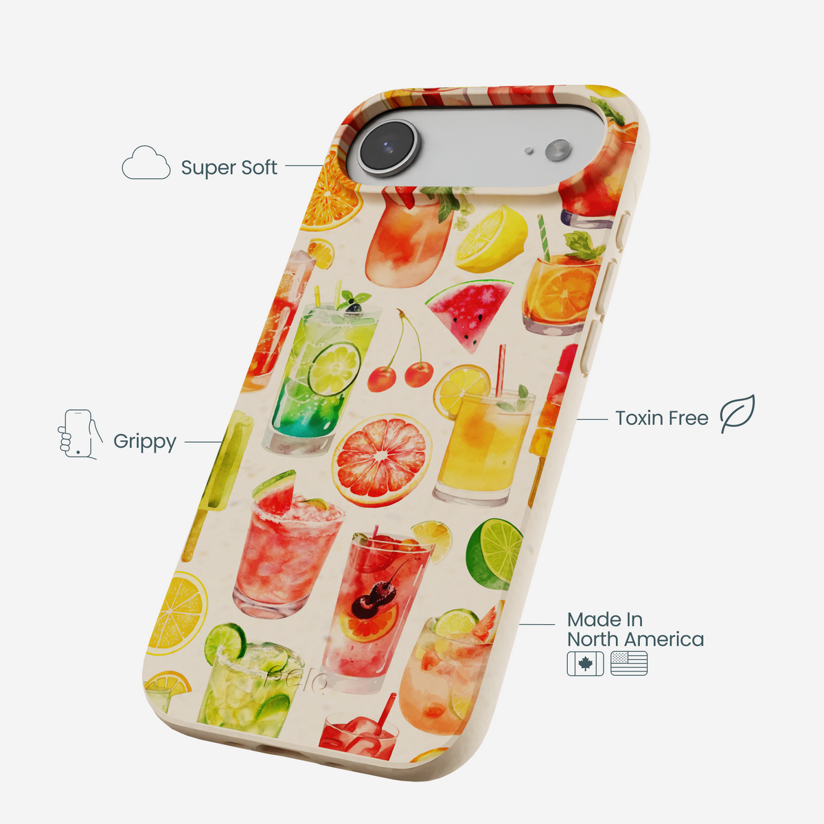 Seashell Sunset Sips iPhone Air Case