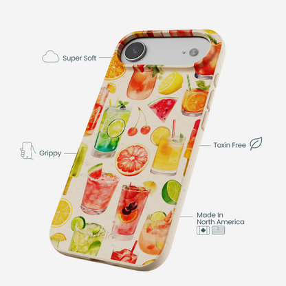 Seashell Sunset Sips iPhone Air Case
