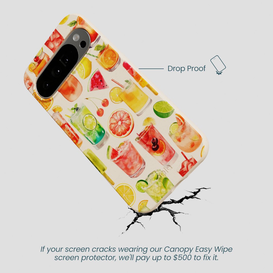 Seashell Sunset Sips Google Pixel 10 Pro XL Case
