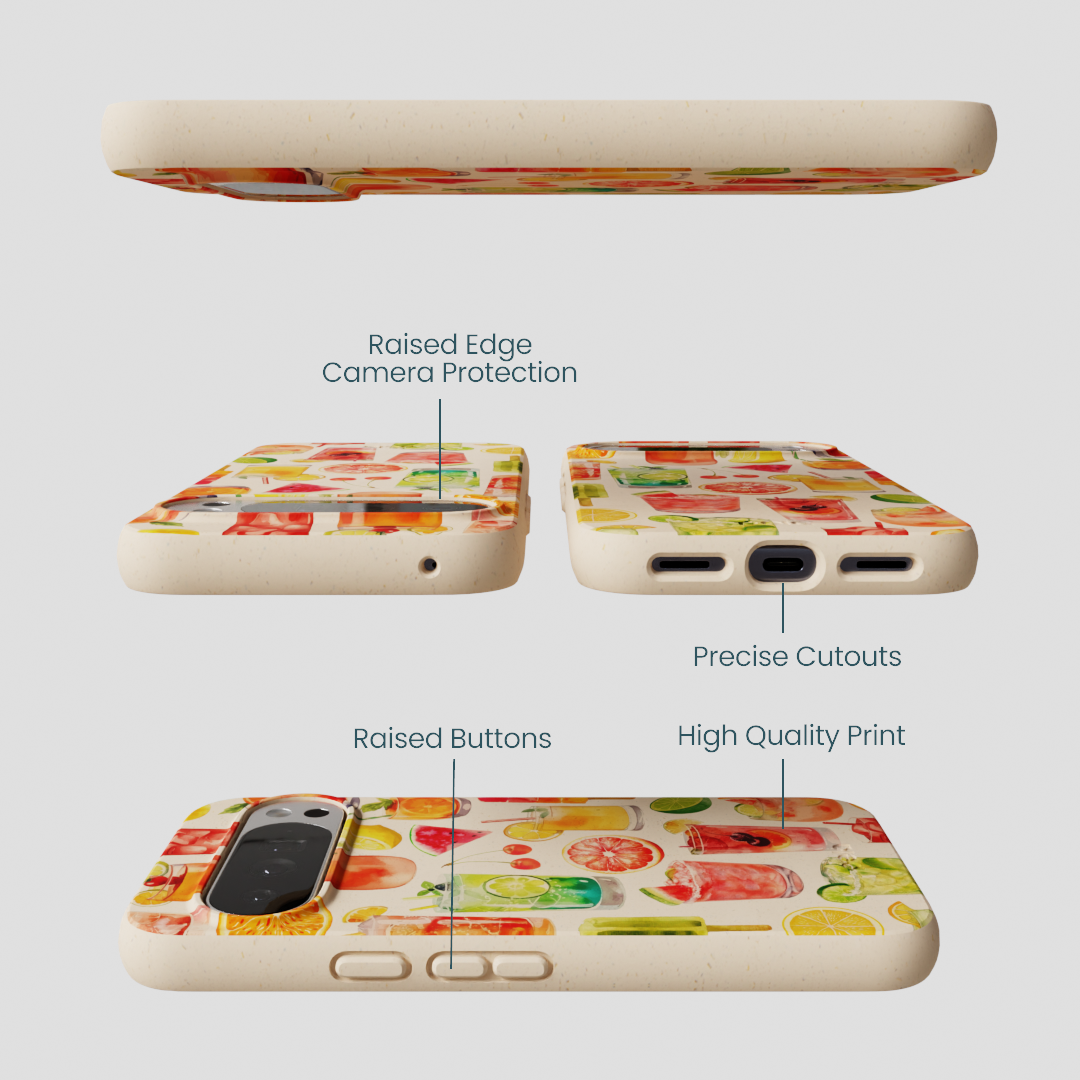 Seashell Sunset Sips Google Pixel 10 Pro XL Case