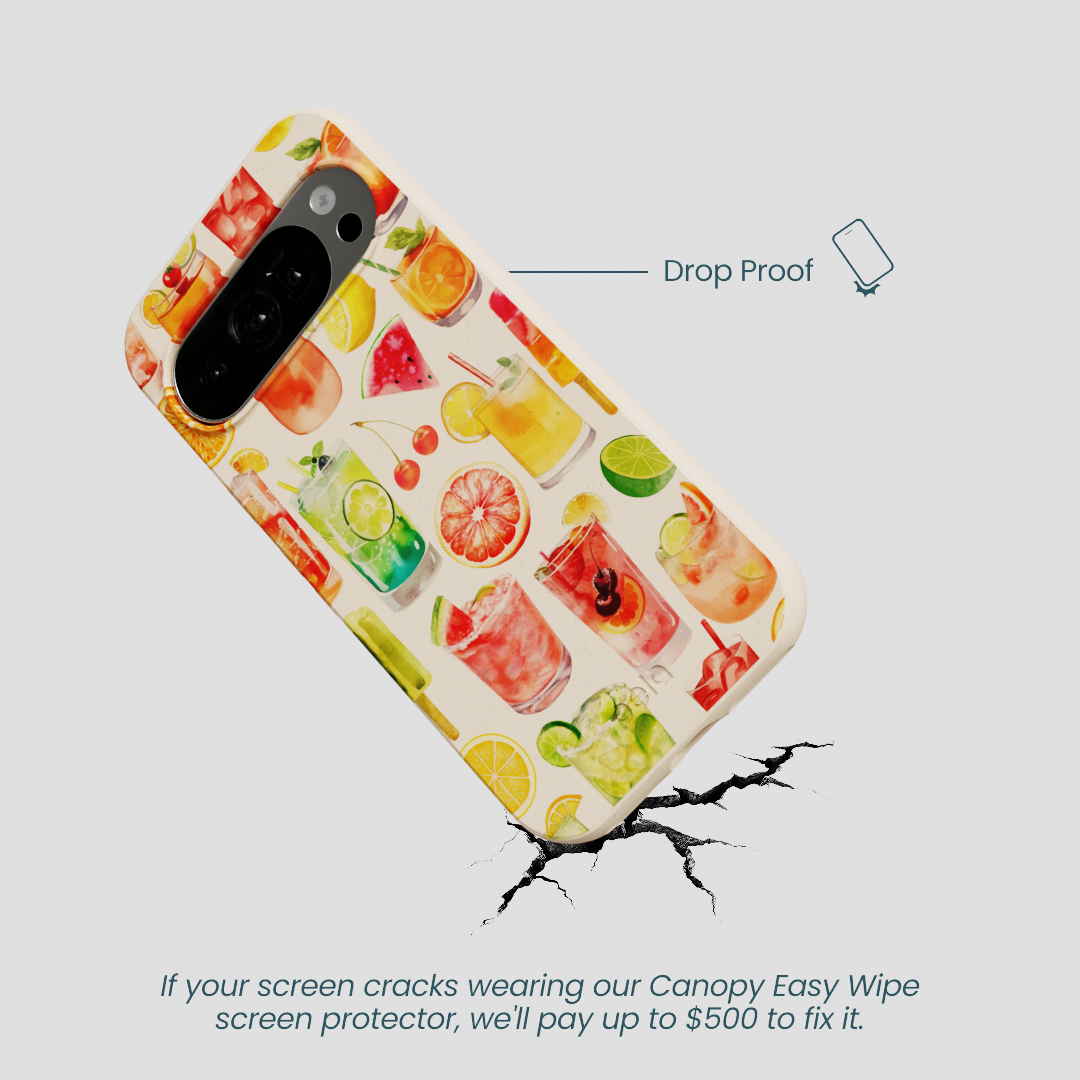 Seashell Sunset Sips Google Pixel 10/10 Pro Case