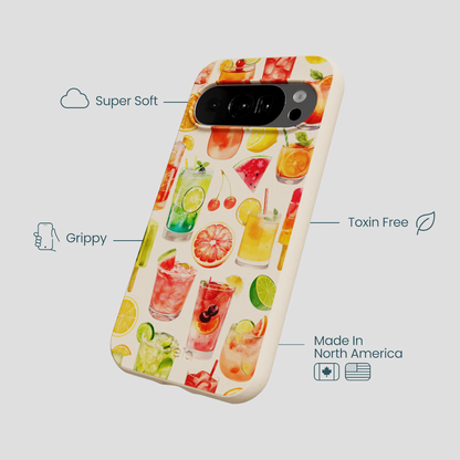 Seashell Sunset Sips Google Pixel 10/10 Pro Case
