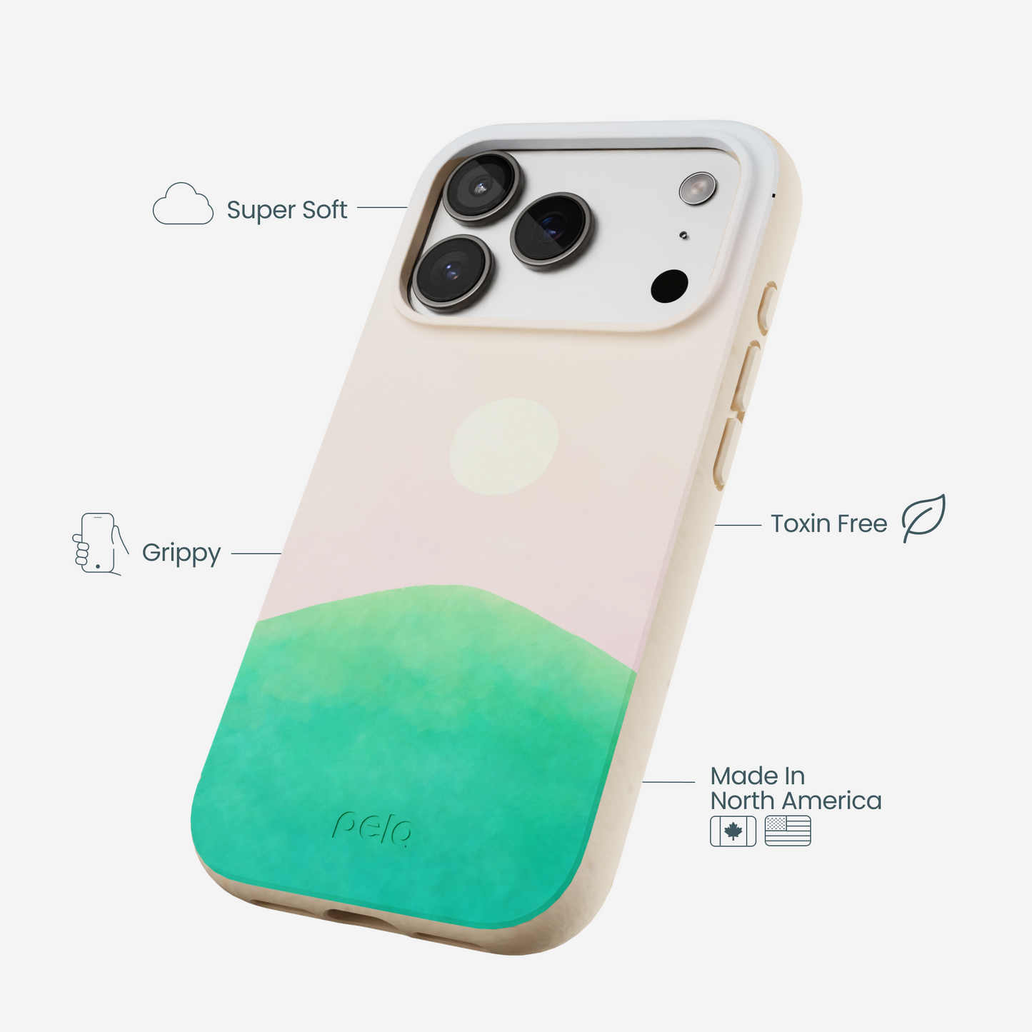 Seashell Sunset iPhone 17 Pro Case