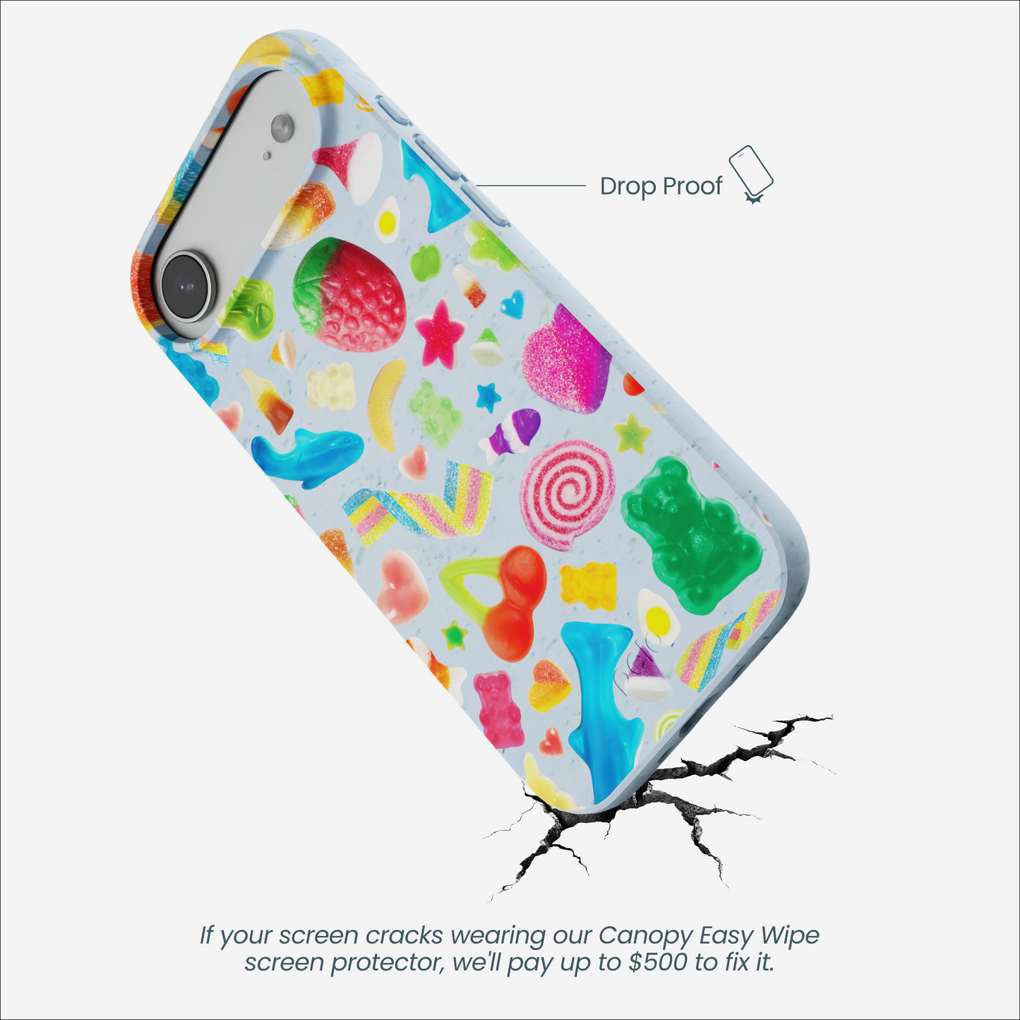 Powder Blue Super Gummies iPhone Air Case