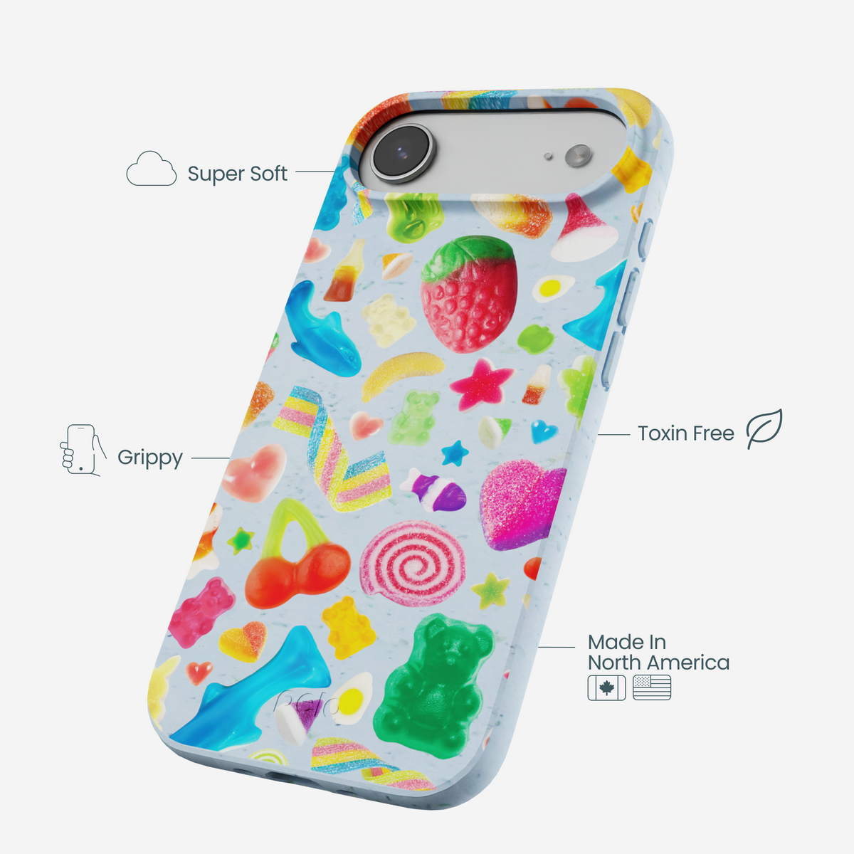 Powder Blue Super Gummies iPhone Air Case
