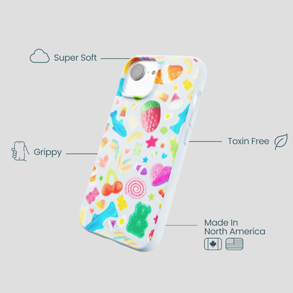 Powder Blue Super Gummies iPhone 16e/17e Case