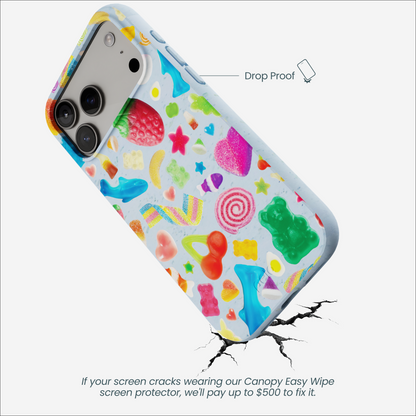 Powder Blue Super Gummies iPhone 17 Pro Max Case
