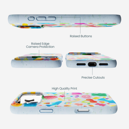 Powder Blue Super Gummies iPhone 17 Pro Max Case
