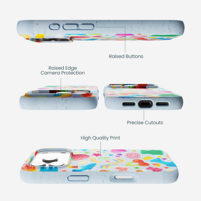 Powder Blue Super Gummies iPhone 17 Pro Case