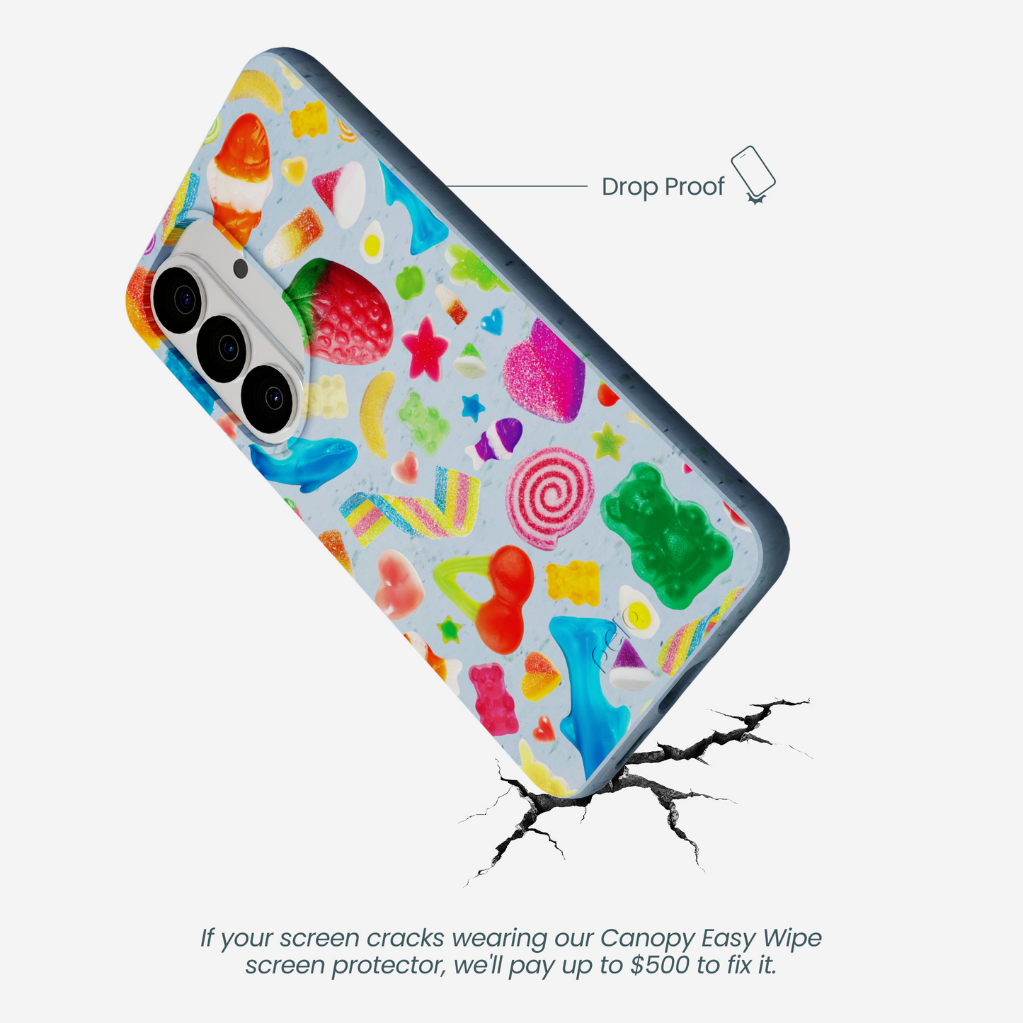 Powder Blue Super Gummies Samsung Galaxy S26 Case